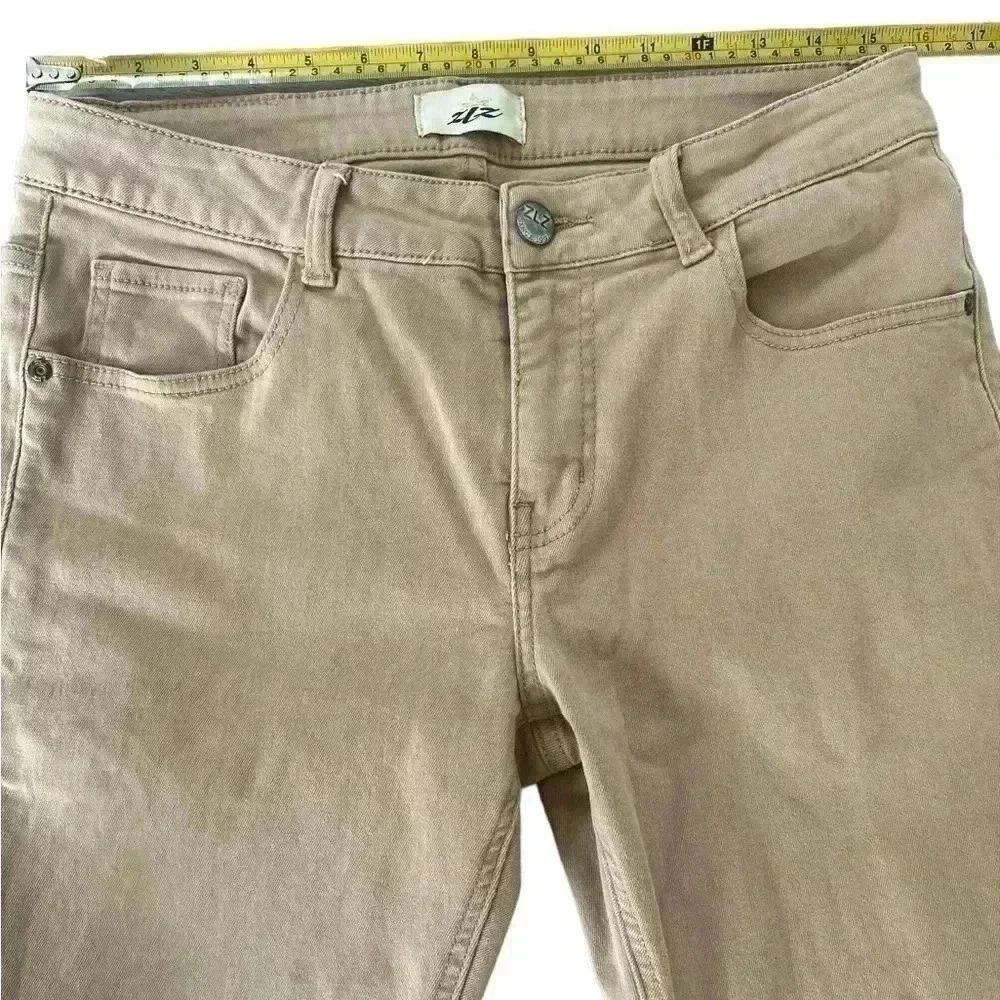 Ziz Denim Men Slim Straight Fit Size 32X30 Tan Jeans - Picture 5 of 5